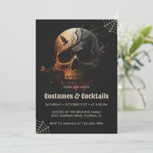 A spooky Halloween invitation fe 招待状 (スタンド正面)