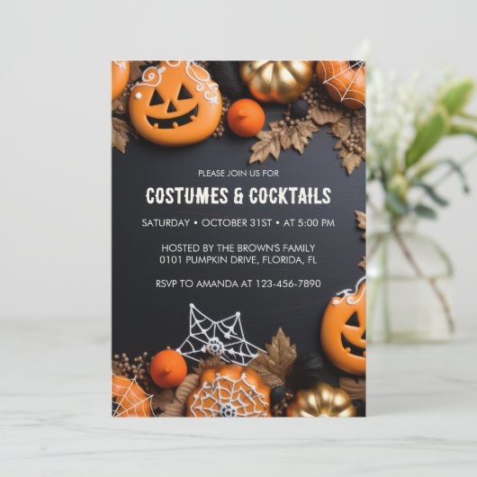 A spooky Halloween invitation fe 招待状 (スタンド正面)