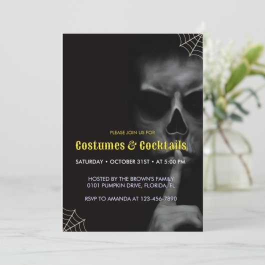 A spooky Halloween invitation fe 招待状 (スタンド正面)