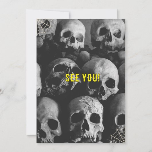 A spooky Halloween invitation fe 招待状 (裏面)