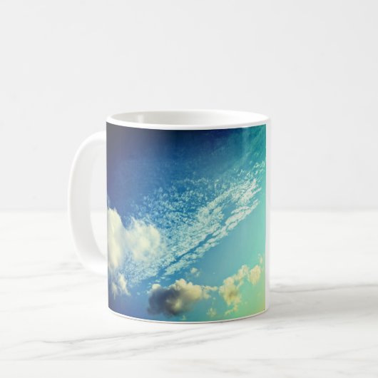 A sprinkling of clouds コーヒーマグカップ (正面左)