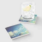 A sprinkling of clouds ストーンコースター (横)