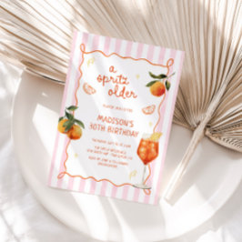 A Spritz Older Hand Drawn Birthday 招待状