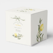 A Squeeze of Thanks Lemon Citrus Baby Shower フェイバーボックス (裏面サイド)