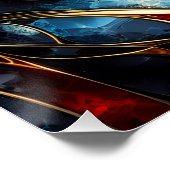 A Stallion 威厳のある - Ai On The Move ポスター (コーナー)