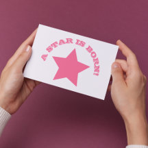 A Star is -生まれおもしろい引用文Pink Star