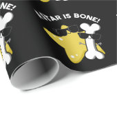 A Star Is Bone おもしろい Movie Title Pun Dark BG ラッピングペーパー (ロールコーナー)