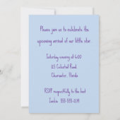 A Star is Born Baby Digital Download Invitation 招待状 (裏面)