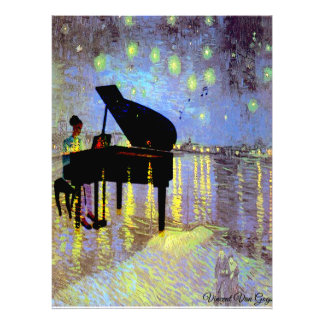 A Starry Night in Rhome (Altered) Vanゴッホ/写真 フォトプリント