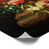 A Still Life with flowers by Hans Zatzka – ポスター (角)