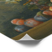 A Still Life With Fruit, Parrots And a Cockatoo ポスター (角)