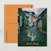 A Street in Seoul South Korea ポストカード (正面/裏面)