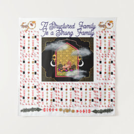 A Structured Family Is a Strong Family タペストリー