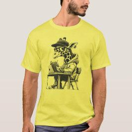 A studious giraffe2 tシャツ