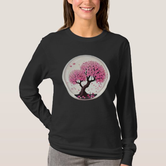 A Stunning and Symbolic Cherry Blossom Tシャツ (正面)