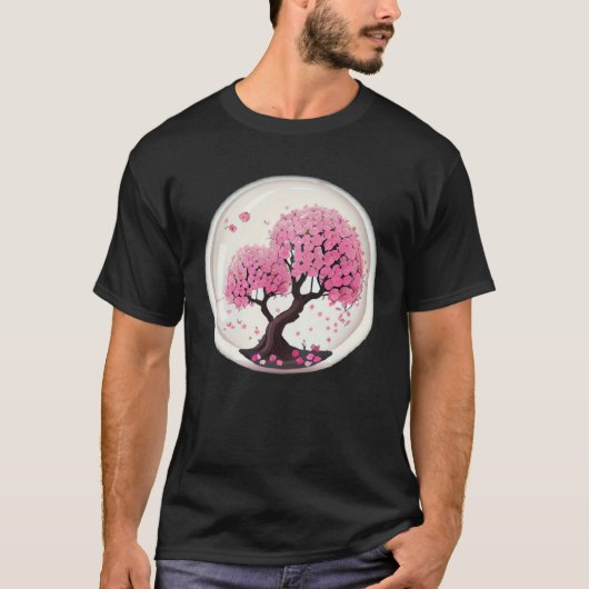 A Stunning and Symbolic Cherry Blossom Tシャツ (正面)