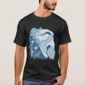 A Stunning Blue Heron Portrait Tシャツ (正面)