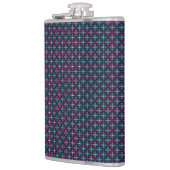A stylish flask with a geometric pattern  フラスク (左)