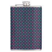 A stylish flask with a geometric pattern フラスク (正面)