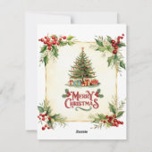 A stylish New Year card for joyful wishes シーズンカード (裏面)