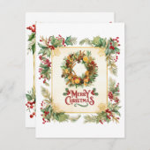 A stylish New Year card for joyful wishes シーズンカード (正面/裏面)