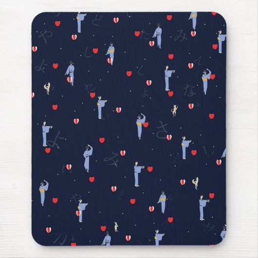 A summer night's Japan マウスパッド (正面)