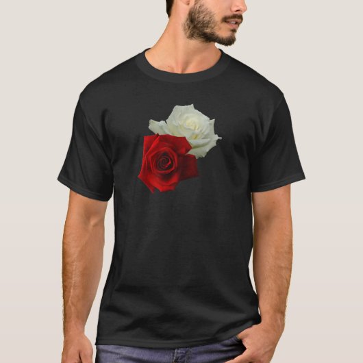 A summer T-shirt for loved ones, a beautiful rose Tシャツ (正面)
