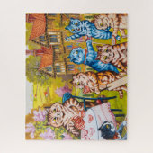 A Summer Teaパーティーby Louis Wain ジグソーパズル (縦)