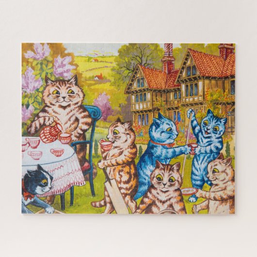 A Summer Teaパーティーby Louis Wain ジグソーパズル (横)