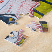 A Summer Teaパーティーby Louis Wain ジグソーパズル (側面)