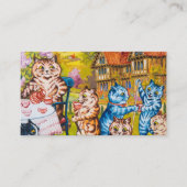 A Summer Teaパーティーby Louis Wain 名刺 (正面)