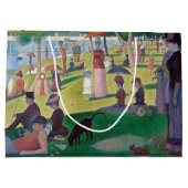 A Sunday Afternoon at La Grande Jatet, Seurat Larg ラージペーパーバッグ (裏面)