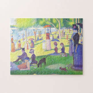 A Sunday by Georges Seurat ジグソーパズル