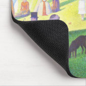 A Sunday by Georges Seurat  マウスパッド (コーナー)