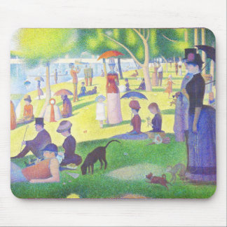A Sunday by Georges Seurat マウスパッド
