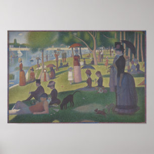 A Sunday On La Grande Jatte 1884 – ジョルジュ・ジュラト ポスター