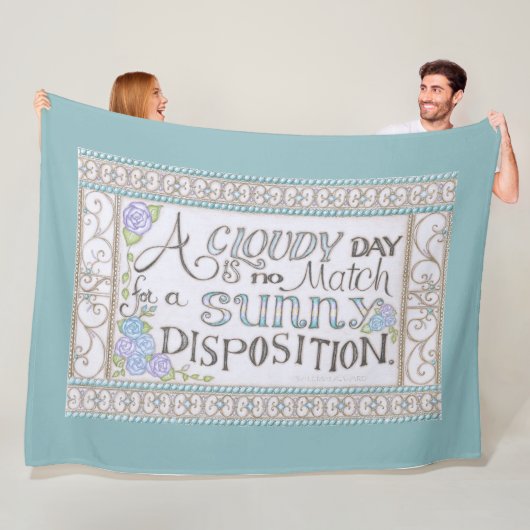 A Sunny Disposition Fleece Blanket (Sea Foam) フリースブランケット (インサイチュ)