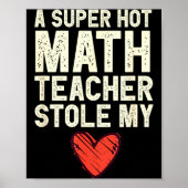 A Super Hot Math Teacher Stole My Heart Valentines ポスター (正面)