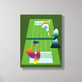 A Surreal Tennis Match キャンバスプリント