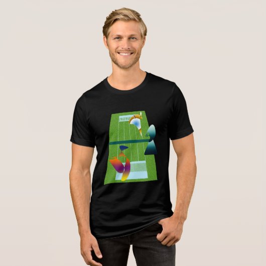 A Surreal Tennis Match トライブレンドTシャツ (正面全面)