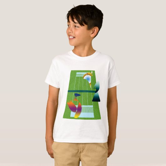 A Surreal Tennis Match Tシャツ (正面フル)