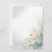 A Sweet Baby Boy is on his way Baby Shower 招待状 (裏面)