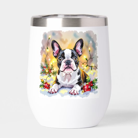 A Sweet Boston Terrier Christmas (背面)