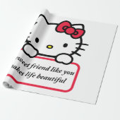 A Sweet Friend Like You - Heartfelt Quote T-Shirt ラッピングペーパー (アンロールド)