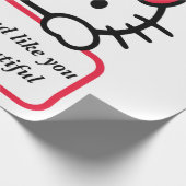 A Sweet Friend Like You - Heartfelt Quote T-Shirt ラッピングペーパー (角)