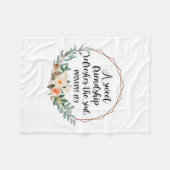 A Sweet Friendship Refreshes The Soul Friend Bff I フリースブランケット (正面(横))