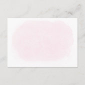 A Sweet Girl Baby Shower Book Request エンクロージャーカード (裏面)