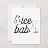 A Sweet Hello for a Brand New Baby ノートカード (正面)