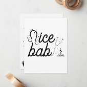 A Sweet Hello for a Brand New Baby ノートカード (正面/裏面インサイチュ)