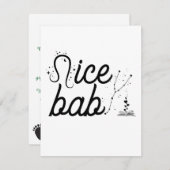 A Sweet Hello for a Brand New Baby ノートカード (正面/裏面)